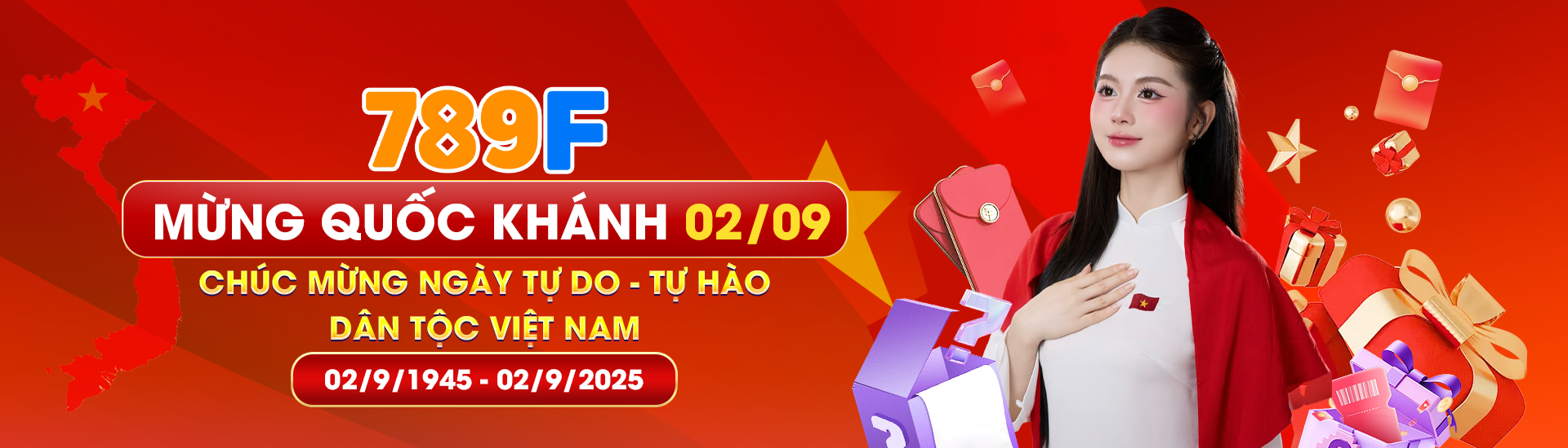 Mừng quốc khánh 2/9 Chúc Mừng Ngày Tự Do - Tự Hào Dân Tộc Việt Nam