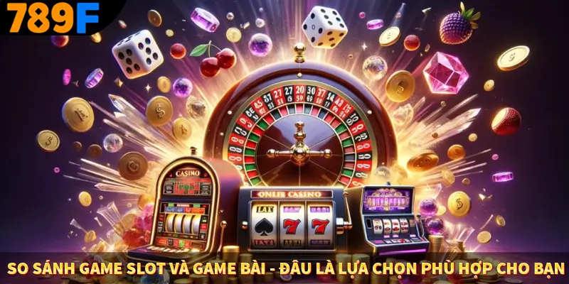 Người Chơi Thế Hệ Gen Z Và Thói Quen Giải Trí Trực Tuyến Tại 789F 3 So sánh game slot và game bài - Đâu là lựa chọn phù hợp cho bạn